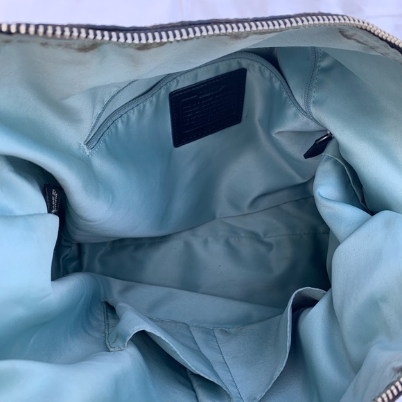 Coach Signature hobo handbag BLACK - Picture 4 of 7